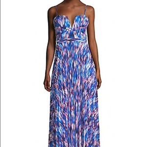 Laundry by Shelli Segal Printed Chiffon Gown